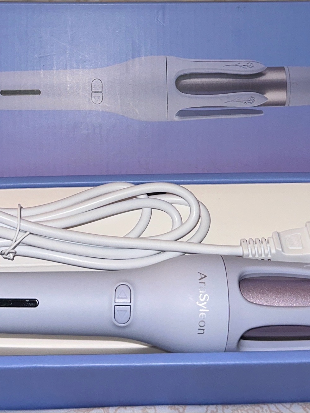 Lavander color  Curling Wand for Women — Smooth Heat Styling 🆕
